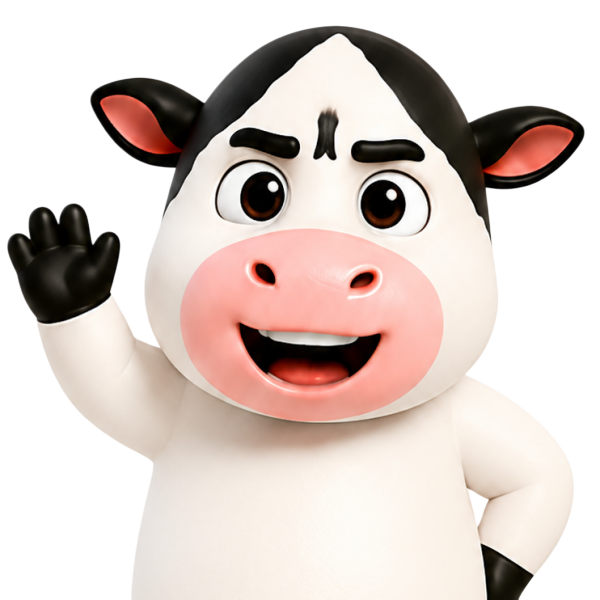 GrassFriends 旗下 GrassMoo Friends 核心角色GrassMoo 图形素材